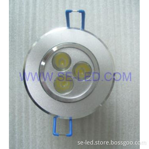 3pcs*1W High Power Dimmable Recessed LED Ceiling Light
